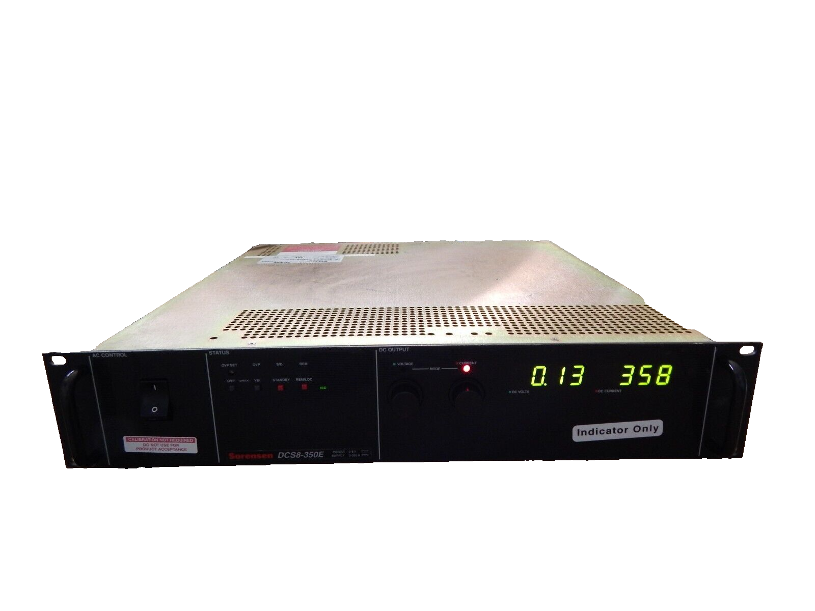Sorensen DCS8-350E M130 Ethernet Power Supply Sorensen DCS8-350E M130 Ethernet Power Supply
